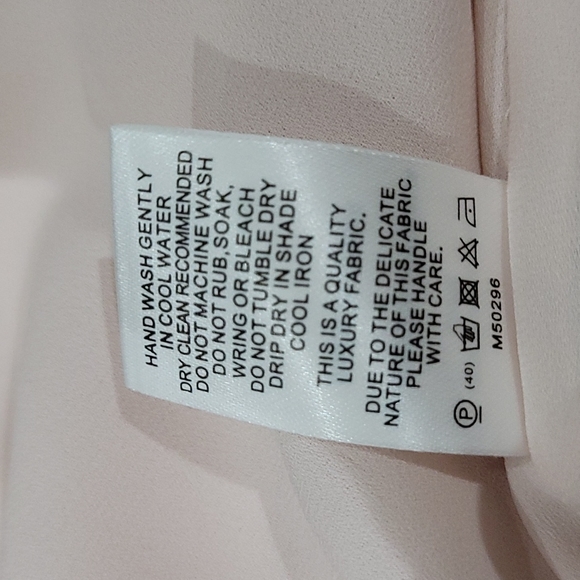 Veronika Maine Size 8 pastel pink back drape sleeveless top - Picture 8 of 8